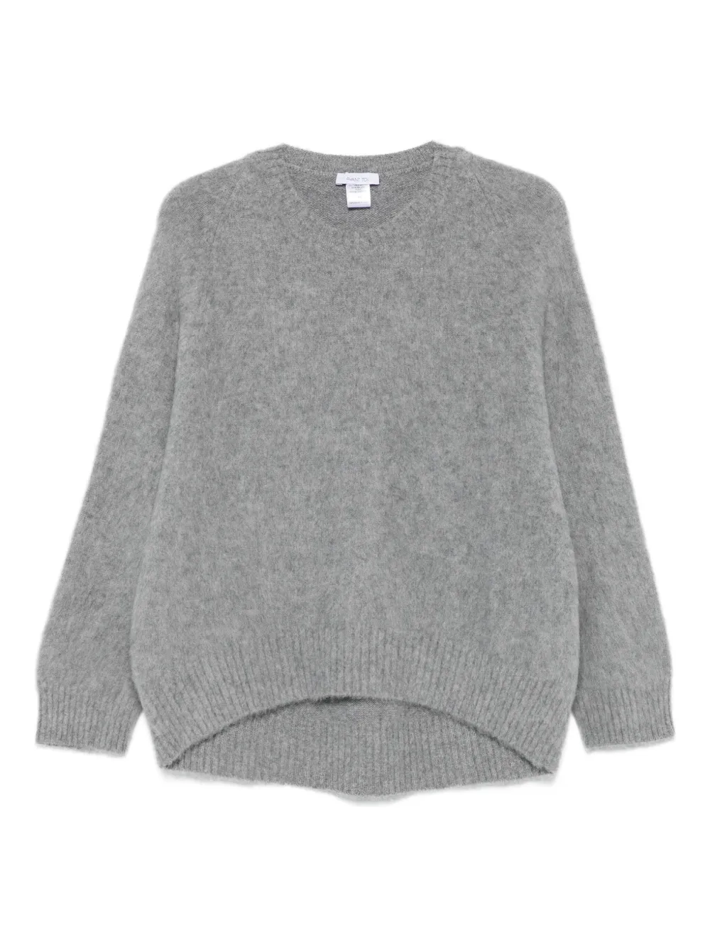 Avant Toi Round Neck Sweater In Gray
