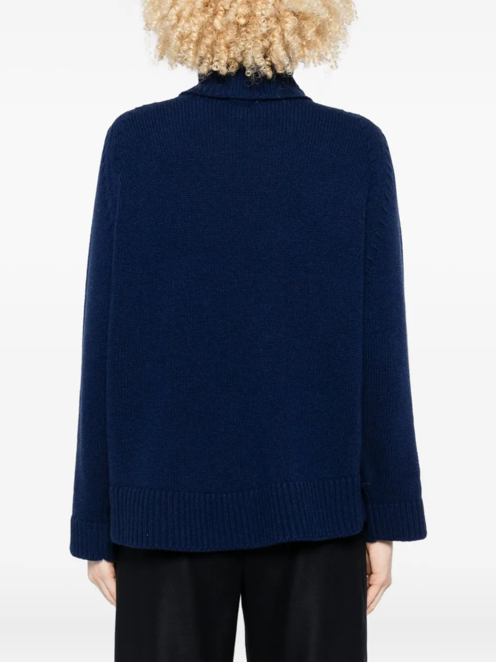 Avant Toi High-neck Sweater In Blue