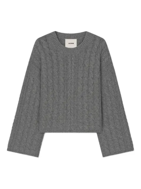 AERON cable-knit sweater