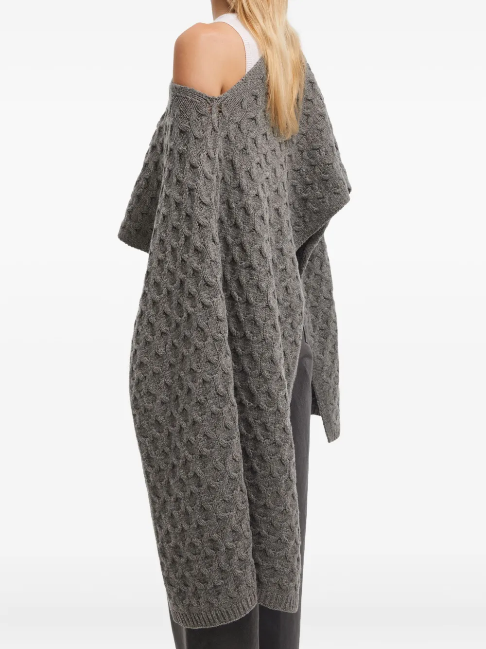 Aeron Cable-knit Sweater In Black