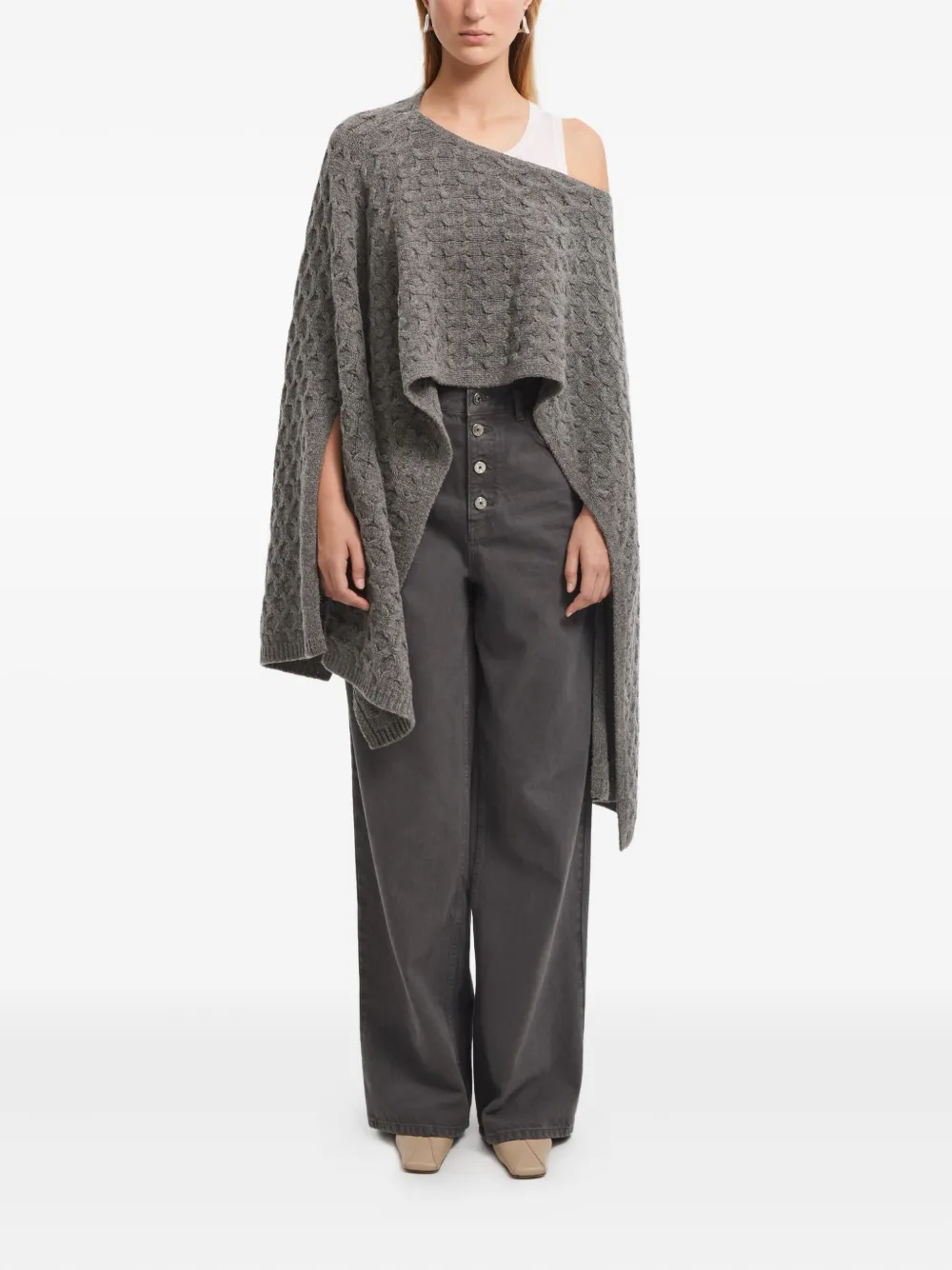 Aeron Cable-knit Sweater In Black