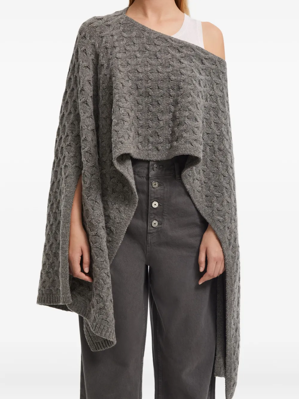 Aeron Cable-knit Sweater In Black