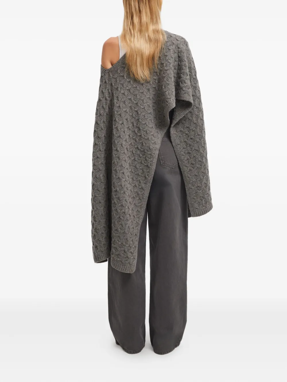 Aeron Cable-knit Sweater In Black