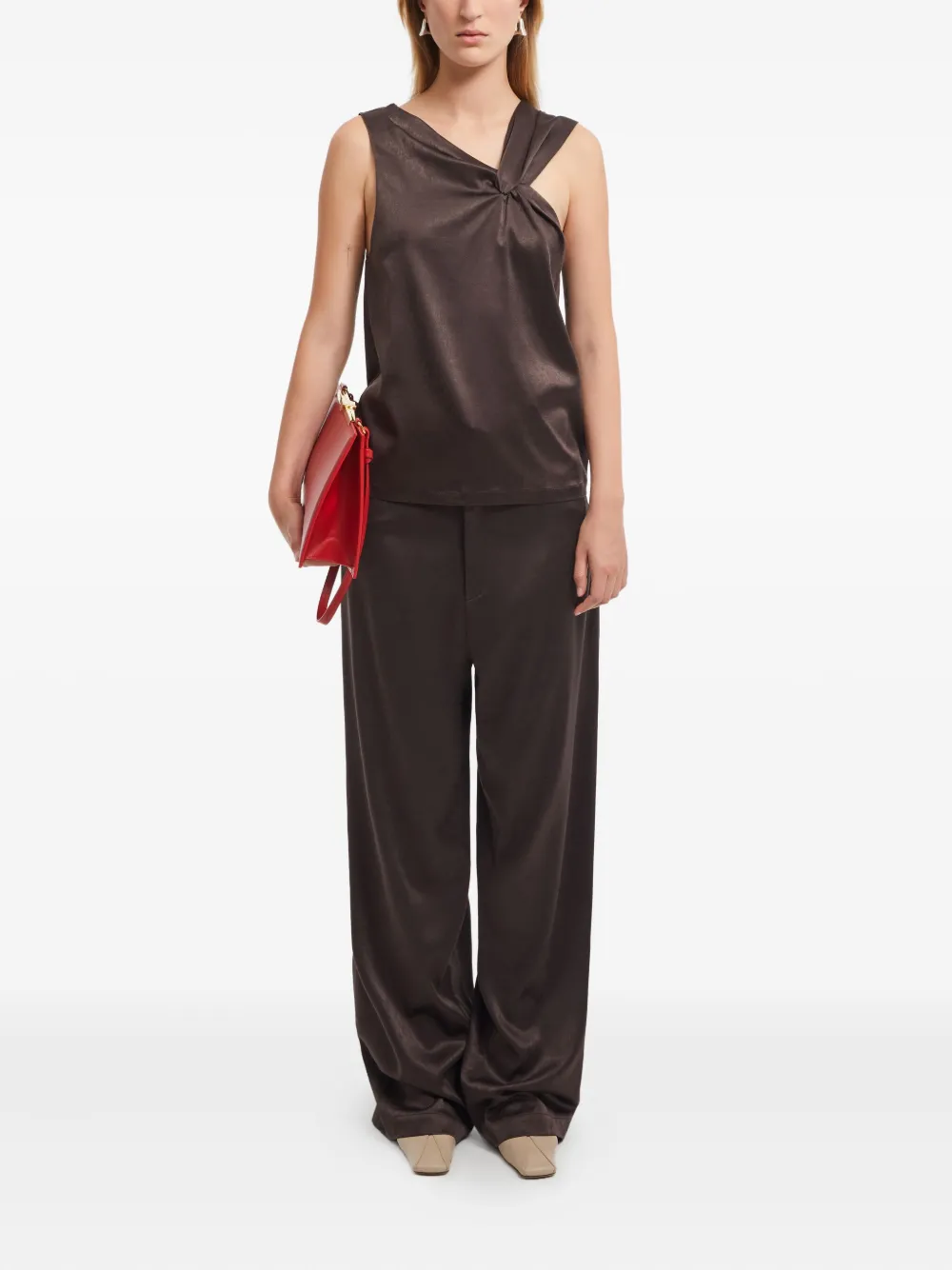 AERON asymmetrical-neck top | Blouses | Image 2