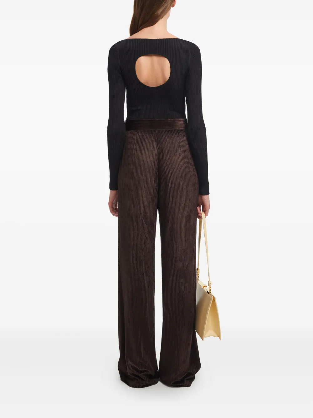 Aeron Cordhose Mit Weitem Bein In Brown