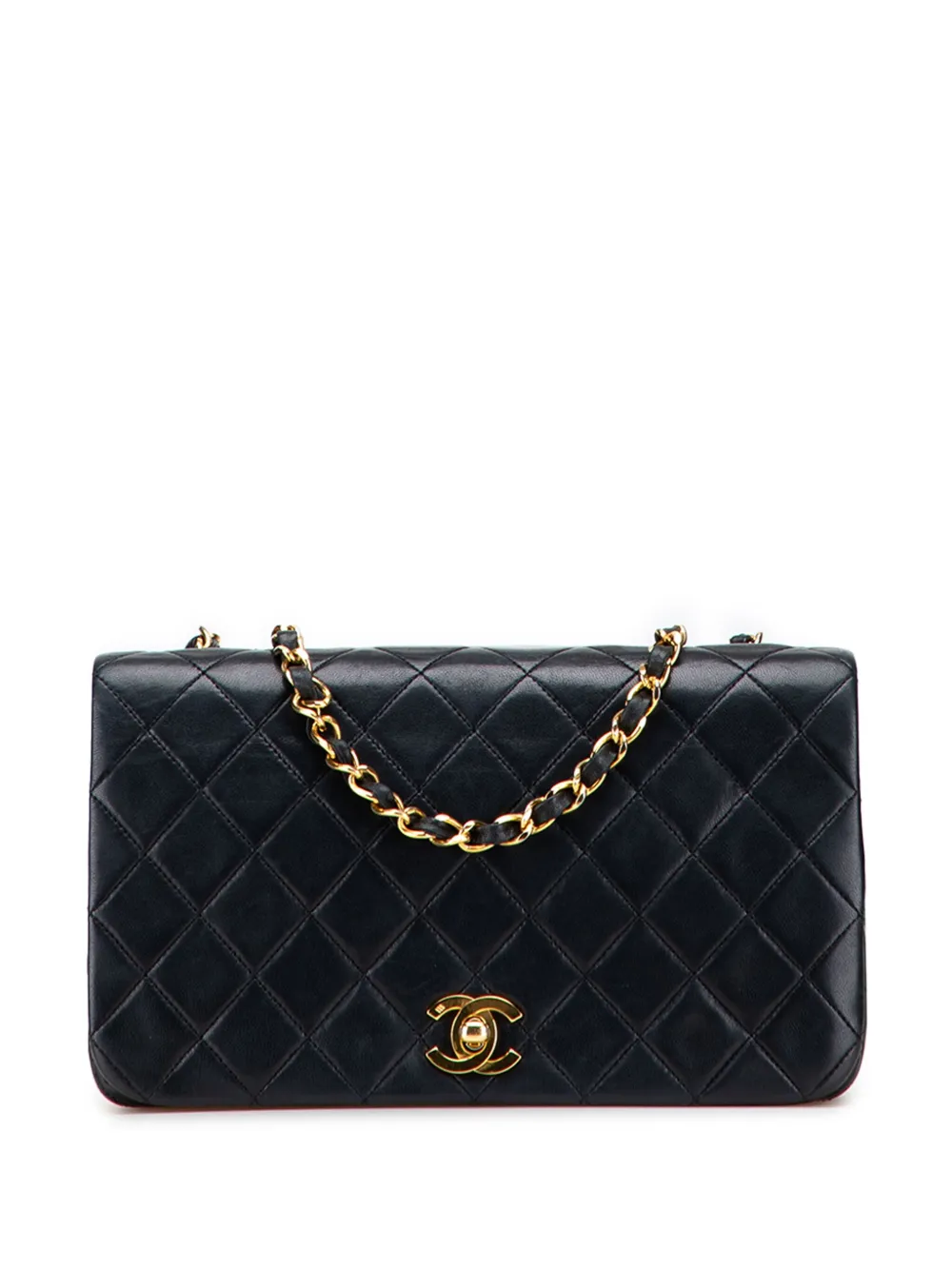 CHANEL Pre-Owned 2011 CC Quilted Lambskin Full Single Flap crossbody CHANEL Pre-Owned 2011 CC Quilted Lambskin Full Single Flap crossbody
