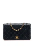 CHANEL Pre-Owned 2011 CC Quilted Lambskin Full Single Flap crossbody bag - Black