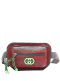 Gucci Pre-Owned 2016-2025 GG Nylon and Rubber belt bag - Grey