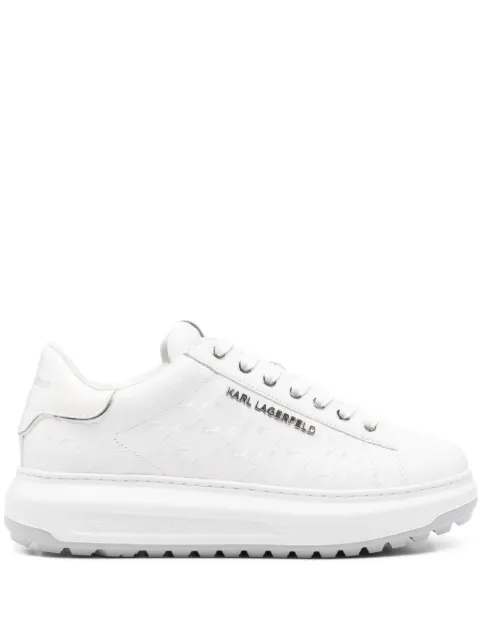 Karl Lagerfeld quilted leather sneakers