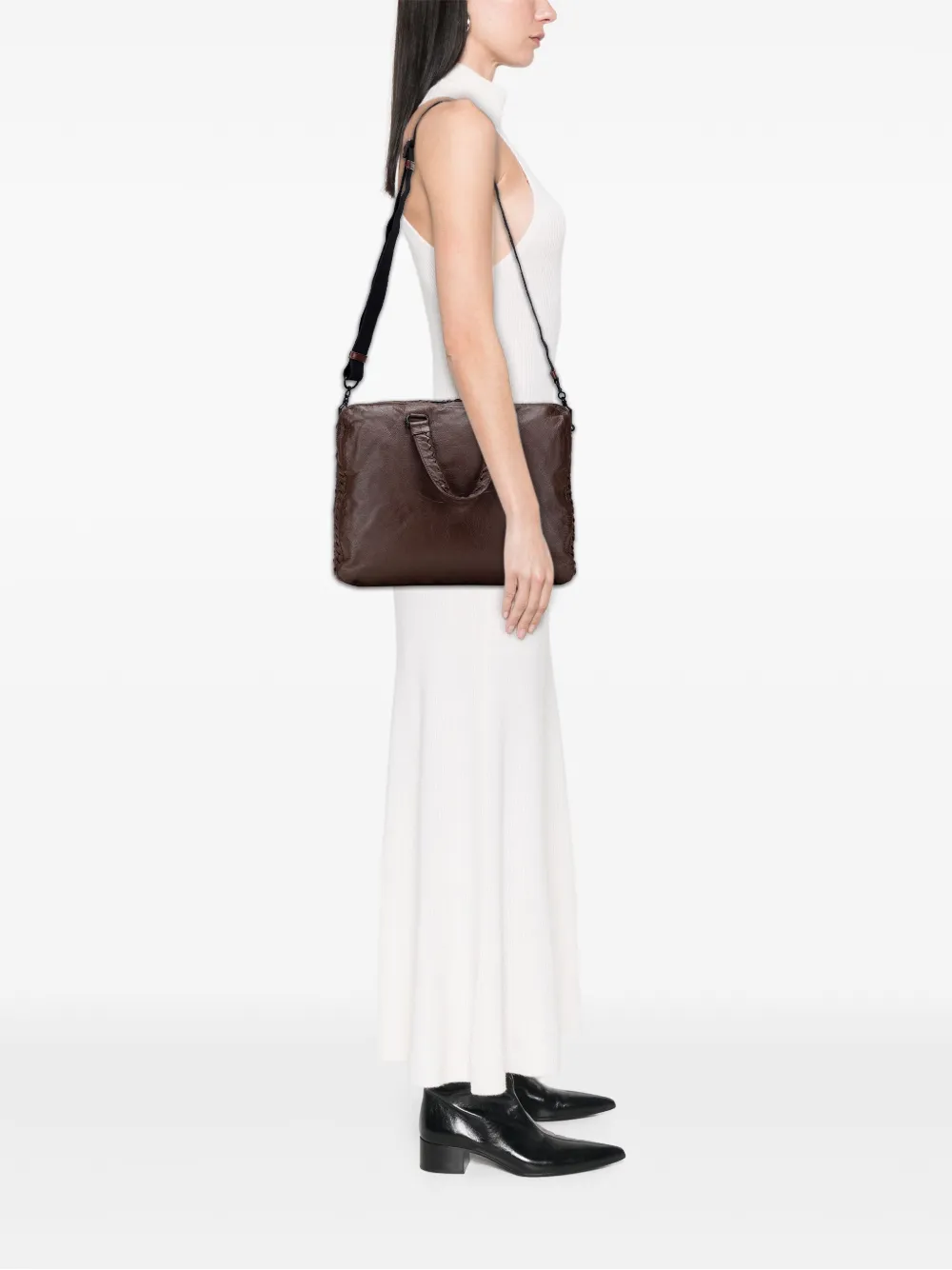 Bottega Veneta Pre-Owned 2012-2025 Intrecciato Trimmed Nappa business bag | Pre-Owned | Image 2