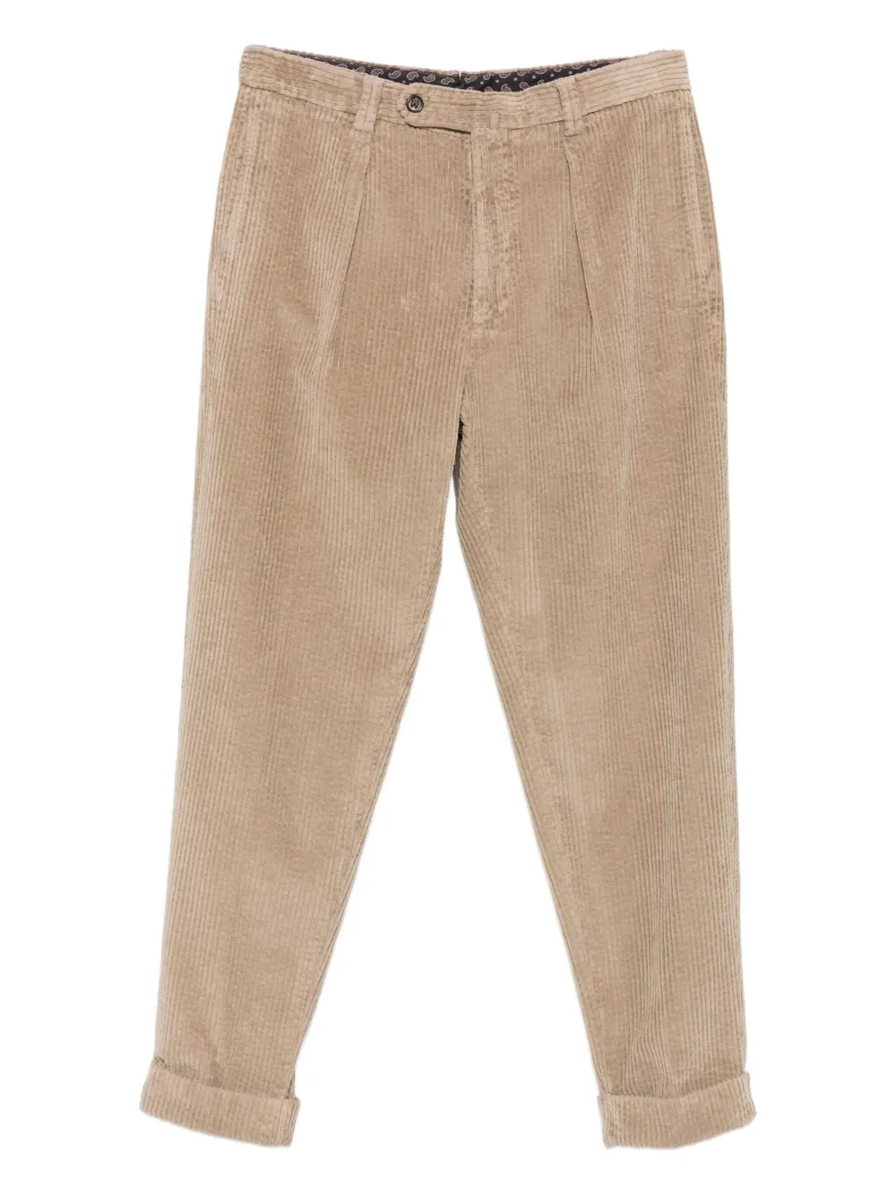 Berwich pleated corduroy pants | Neutrals | Image 1