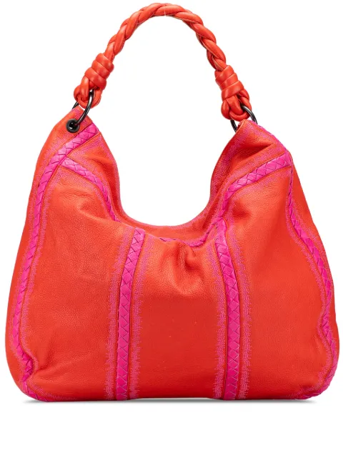 Bottega Veneta Pre-Owned 2012-2025 Intrecciato Trimmed Leather hobo bag