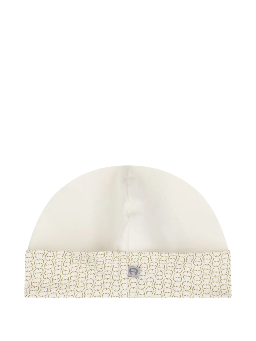 Aigner Kids Muts met logopatroon - Beige