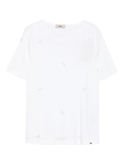 Herno rhinestone-embellished short-sleeve t-shirt