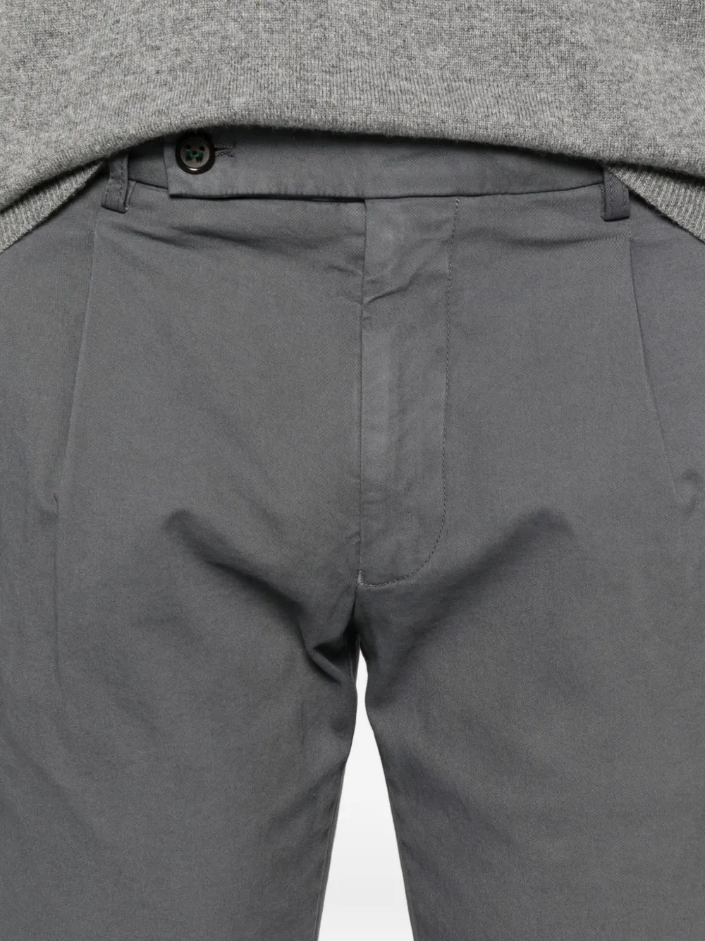 Berwich Broek met geplooide zak Grijs