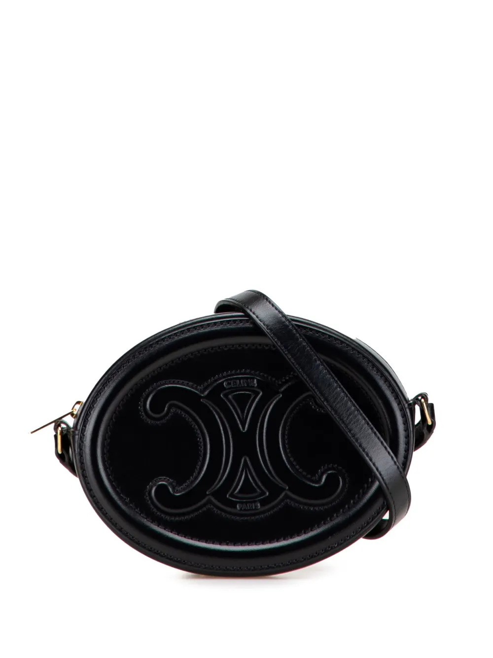 Céline Pre-Owned 2021 Small Calfskin Cuir Triomphe Oval crossbody bag Céline Pre-Owned 2021 Small Calfskin Cuir Triomphe Oval crossbody bag