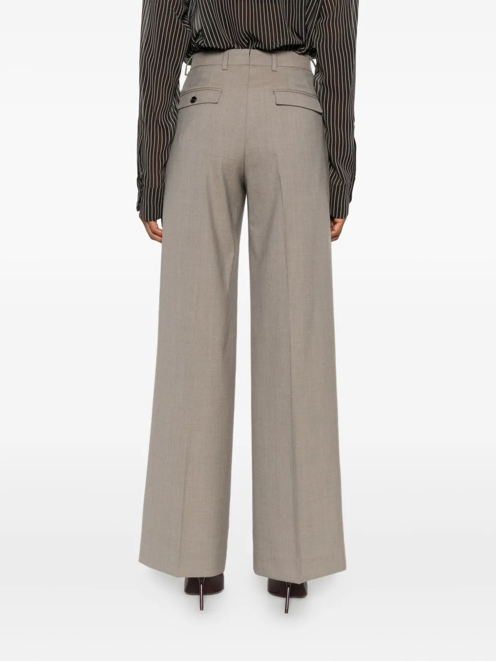 Cellar Door High waist broek Beige