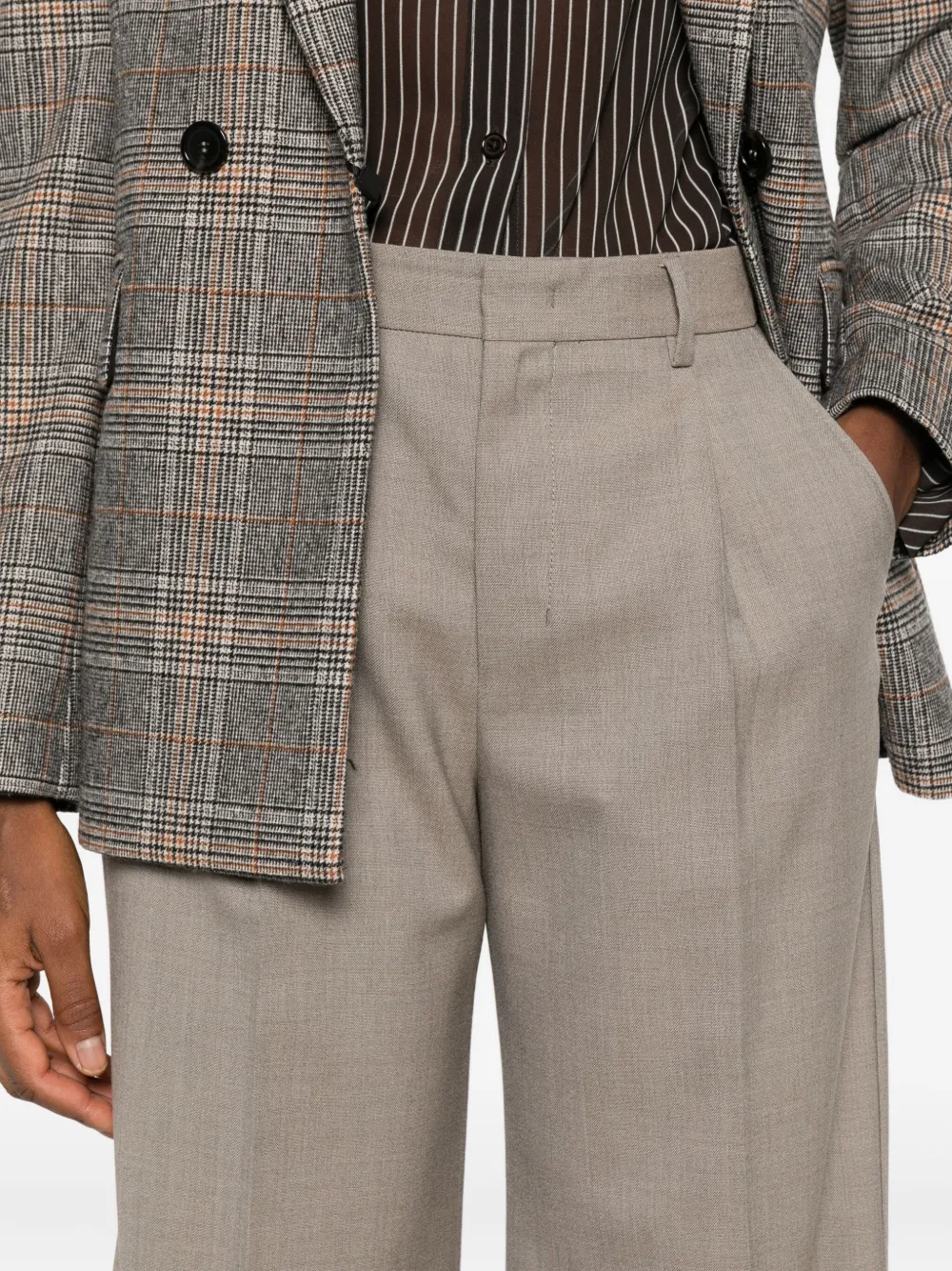 Cellar Door High waist broek Beige