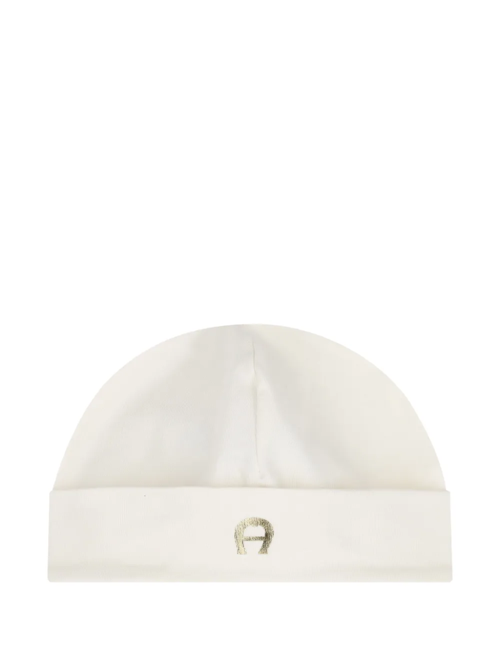 Aigner Kids logo ribbed beanie | Neutrals | Image 1