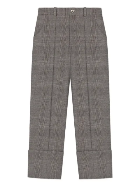 AERON pantalones con motivo de cuadros