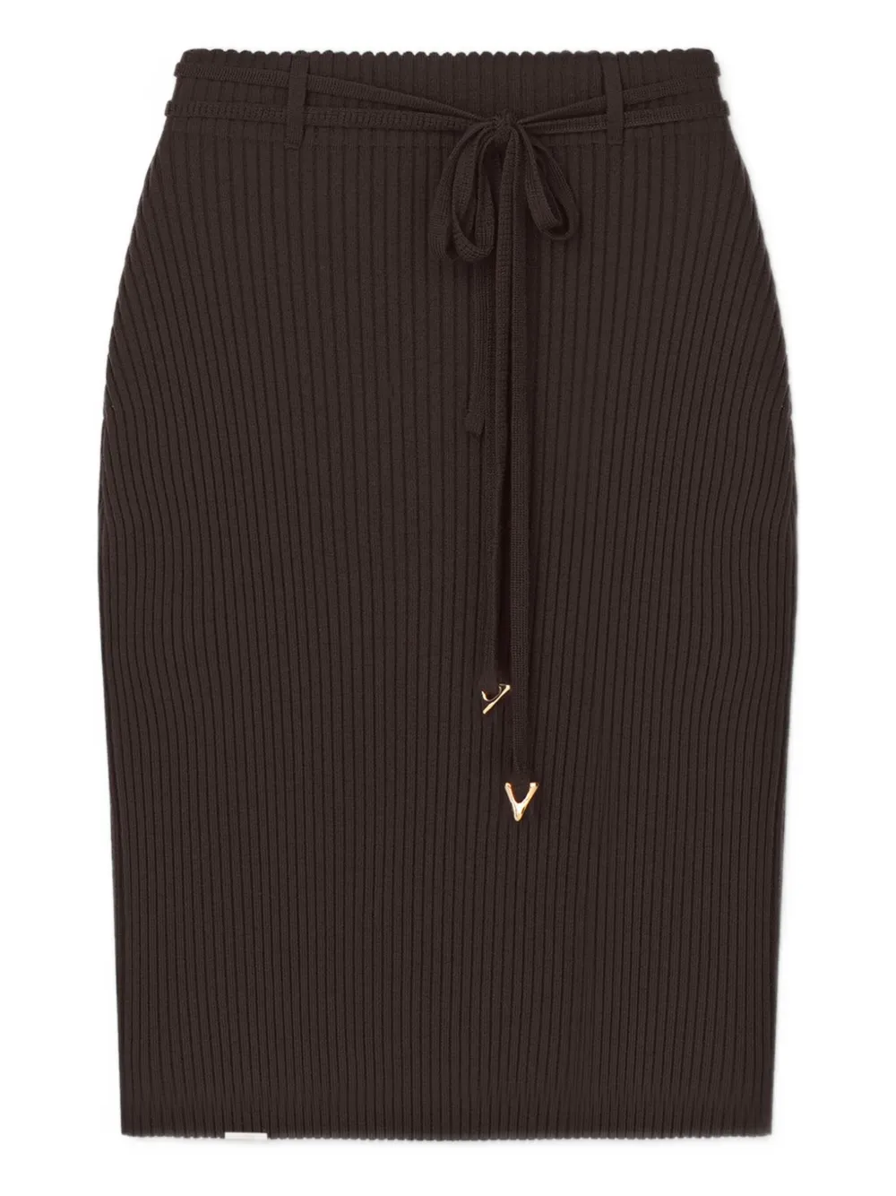 AERON wool blend midi skirt | Brown | Image 1