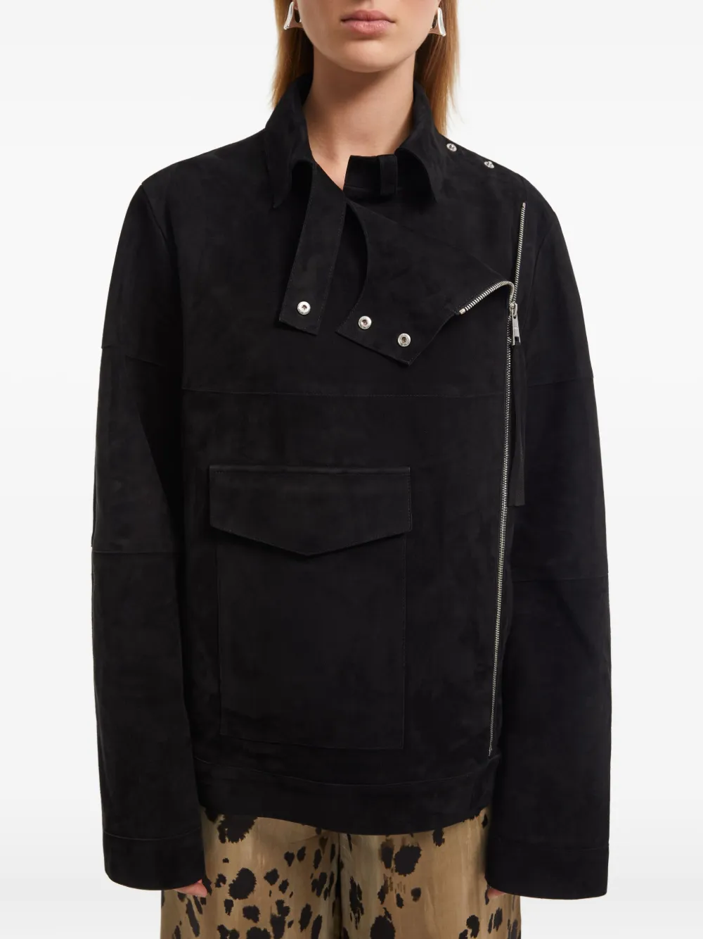 Aeron Cecile Leather Jacket In Blue