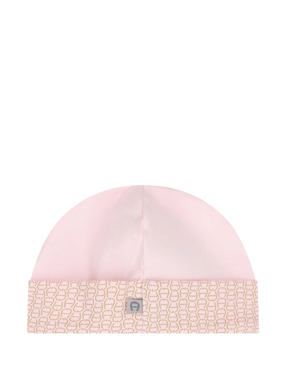Aigner Kids Muts met logopatroon - Roze