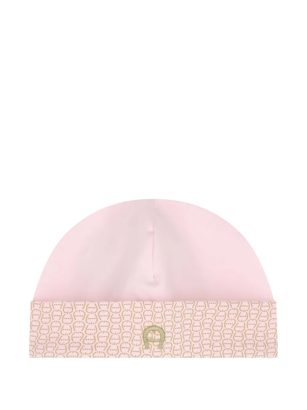 Aigner Kids logo-pattern beanie hat | Pink | Image 1