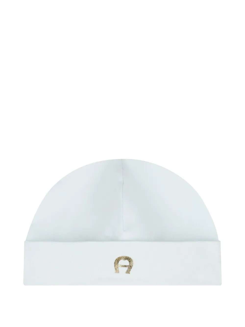 Aigner Kids logo-embroidered beanie | Blue | Image 1