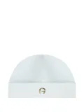 Aigner Kids logo-embroidered beanie - Blue
