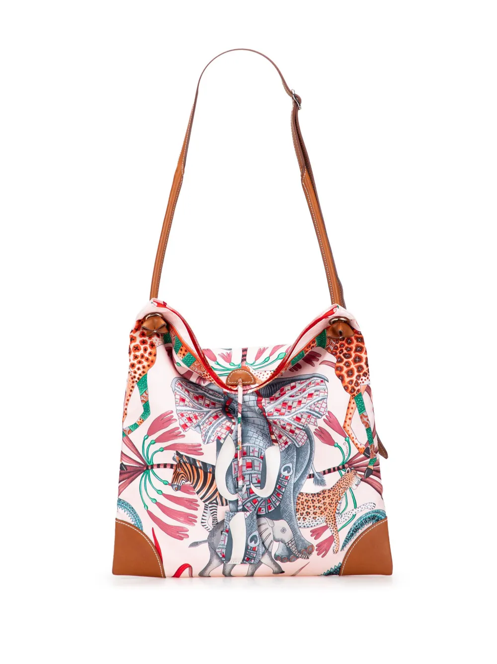 Hermès Pre-Owned 2016 Silk La Marche Du Zambeze Silky City 33 Hermès Pre-Owned 2016 Silk La Marche Du Zambeze Silky City 33