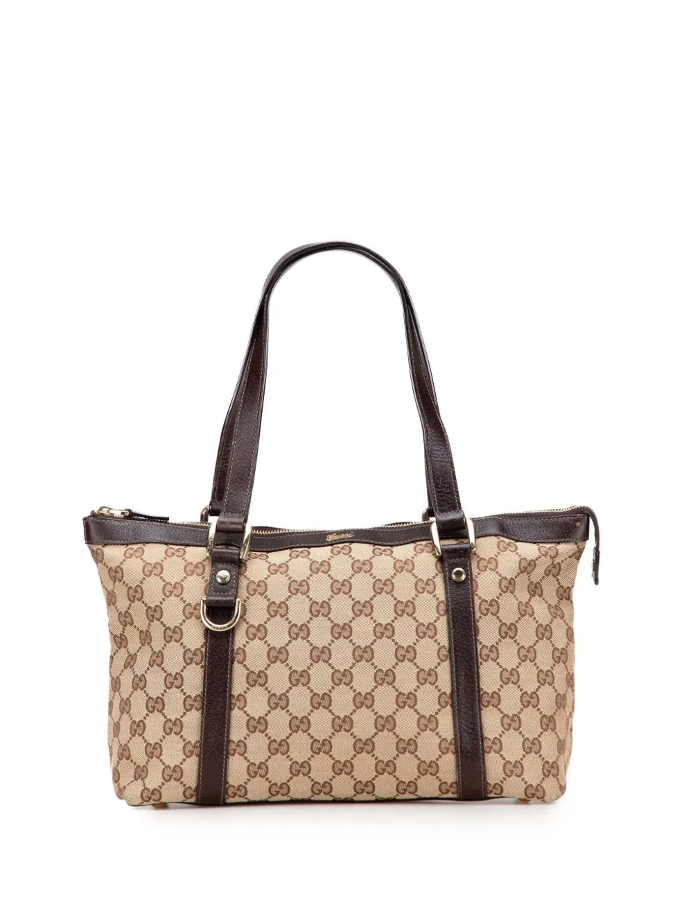 Gucci Pre-Owned 2000-2015 GG Canvas Abbey D Ring tote bag - ブラウン Gucci Pre-Owned 2000-2015 GG Canvas Abbey D Ring tote bag - ブラウン