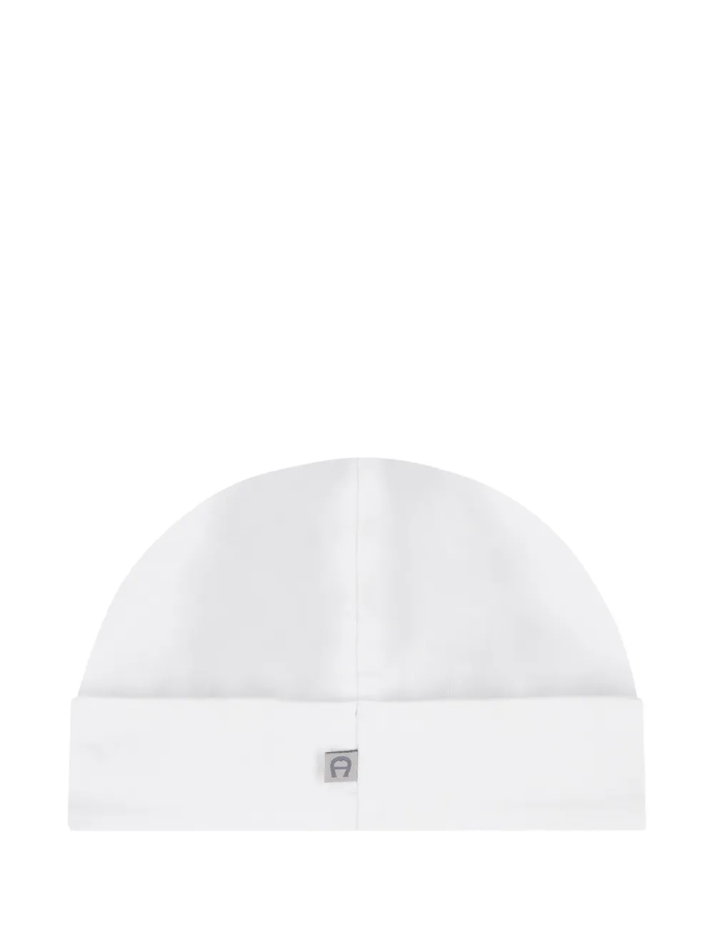 Aigner Kids Muts met geborduurd logo - Wit
