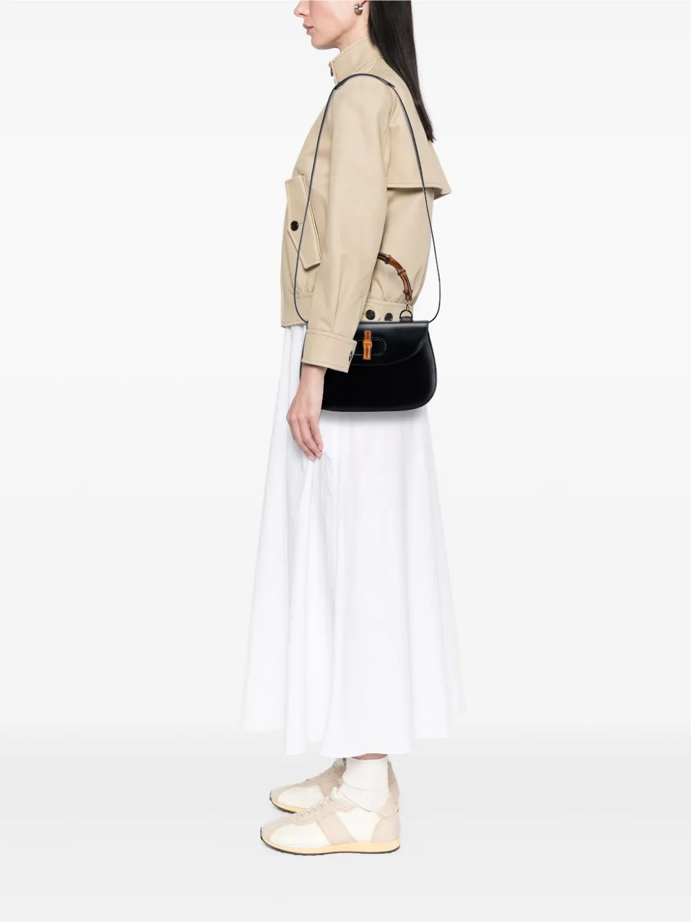 Gucci Pre-Owned 20th Century Calfskin Bamboo Night handbag | Pre-Owned | Image 2