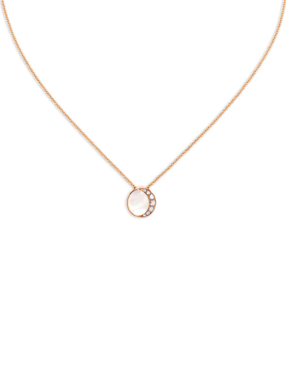 David Morris 18K rose gold and diamond necklace | Image 2