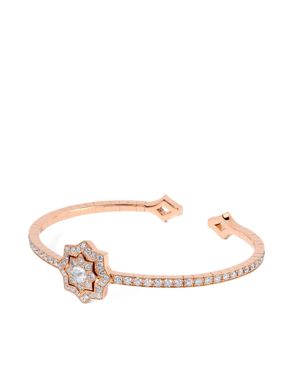 David Morris 18k Rose Gold Astra Bangle In Gold