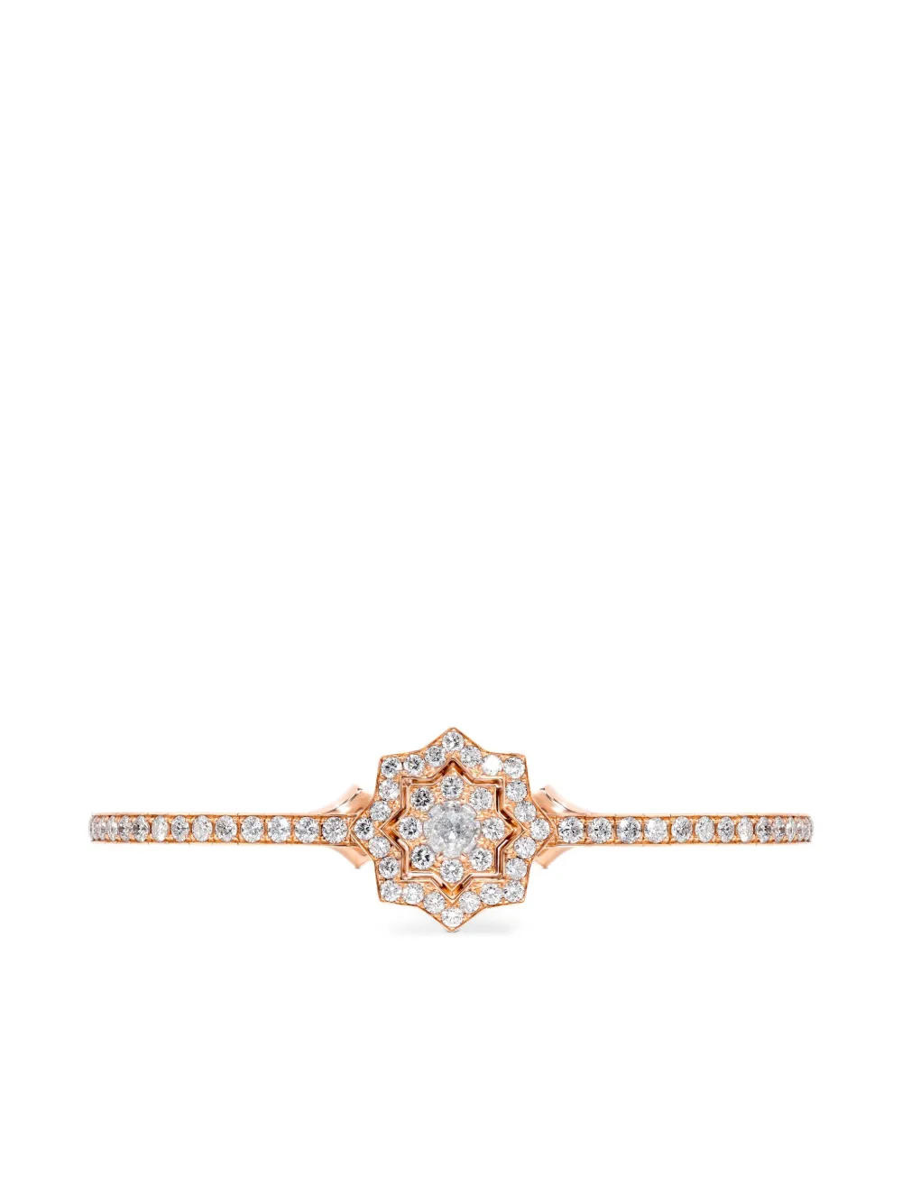David Morris 18K Rose Gold Astra bangle | Gold | Image 1