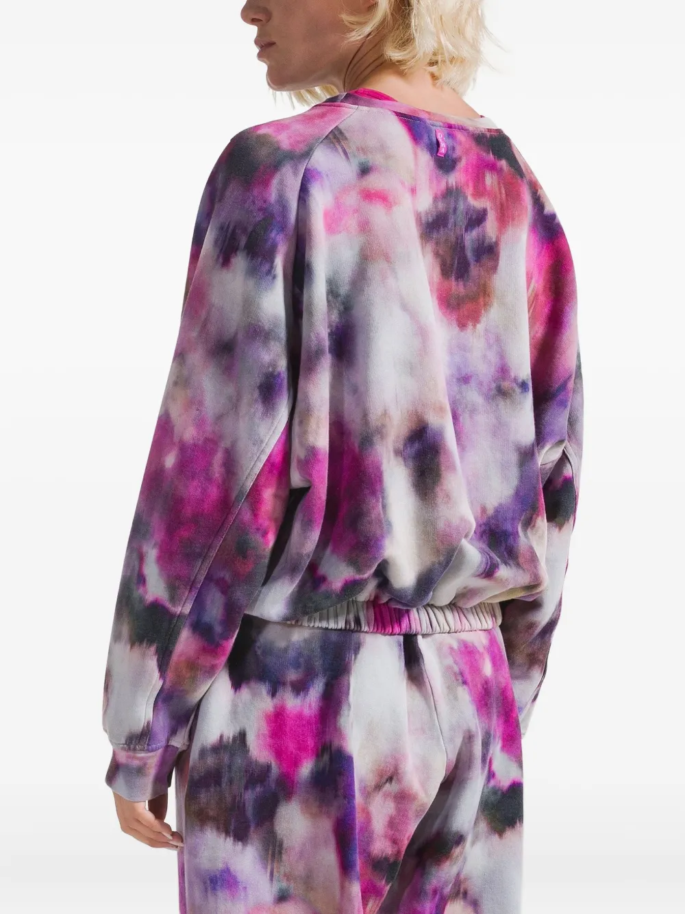 Deha Floral-print Sweatshirt In Pink