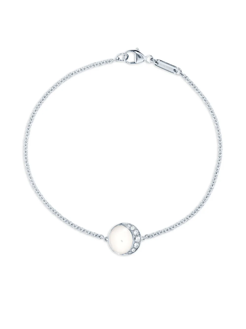 David Morris 18K white gold Fortuna diamond bracelet | Silver | Image 1