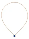 David Morris 18K rose gold Fortuna agate and diamond necklace