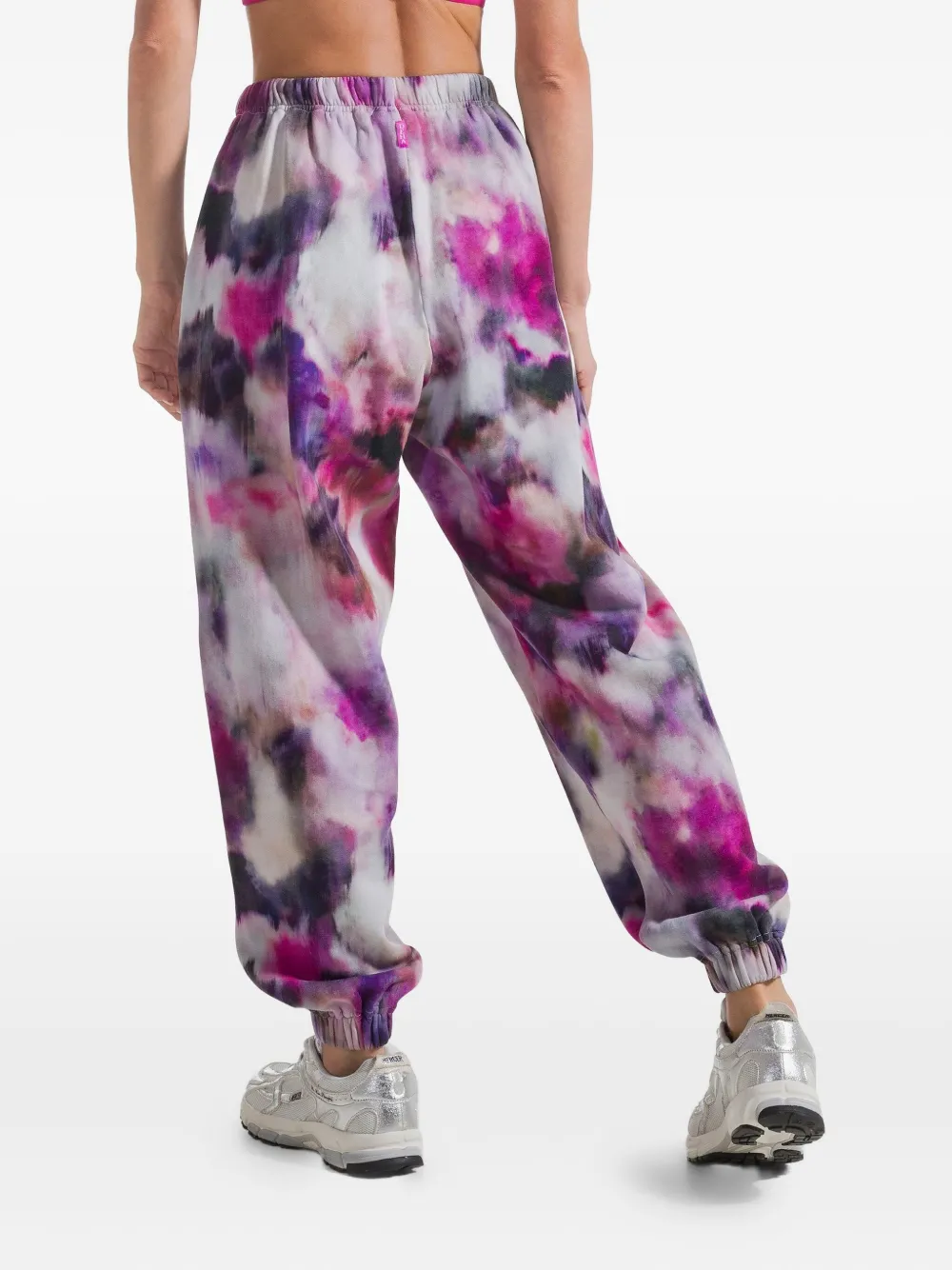 DEHA Trainingsbroek met bloemenprint Grijs