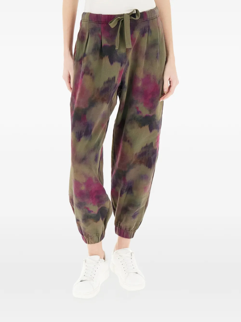 DEHA tie-waist track pants - Verde