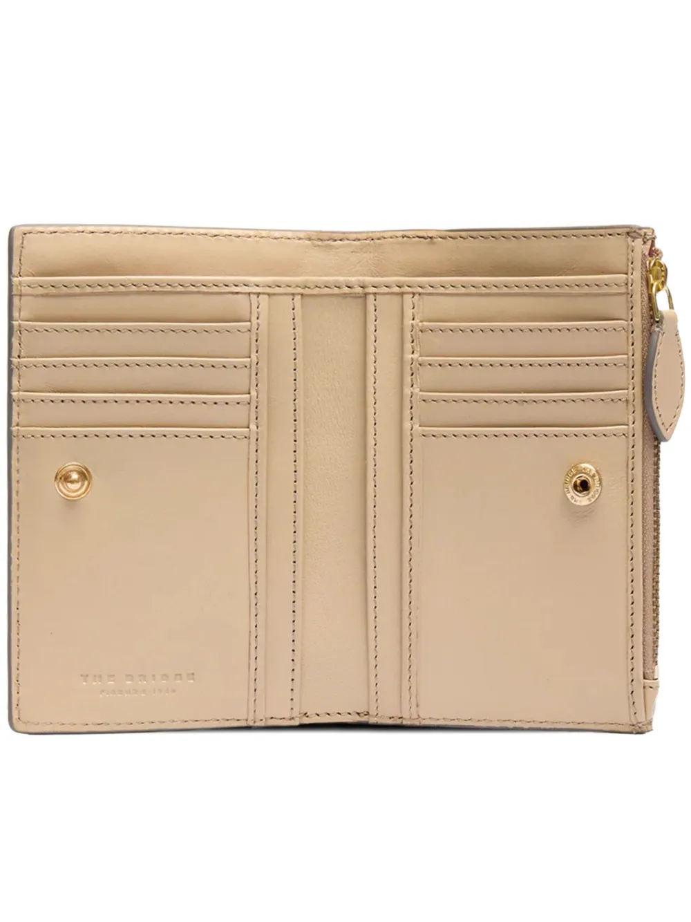 The Bridge Leather Wallet In Neutral