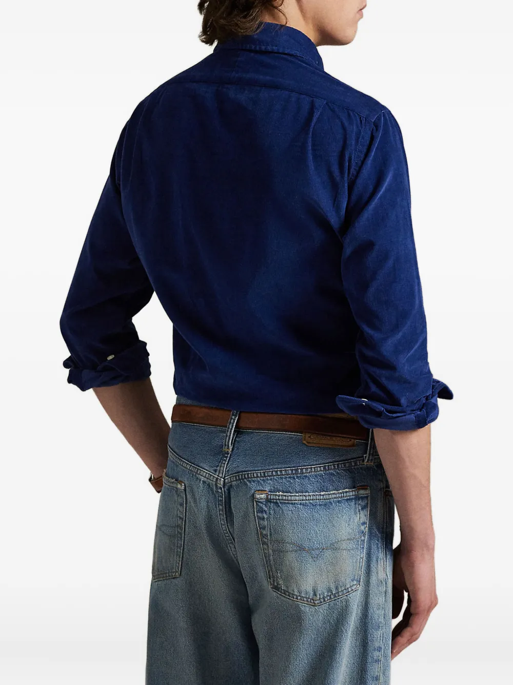 Polo Ralph Lauren Ribfluwelen overhemd Blauw