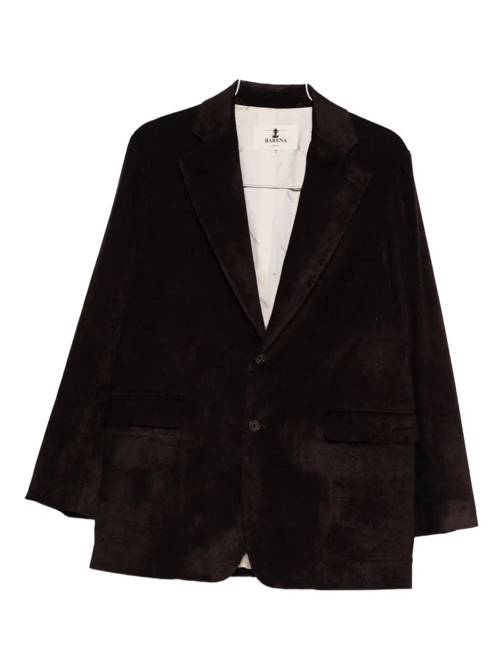 Barena Venezia Double-breasted Suit Jacket In Brown