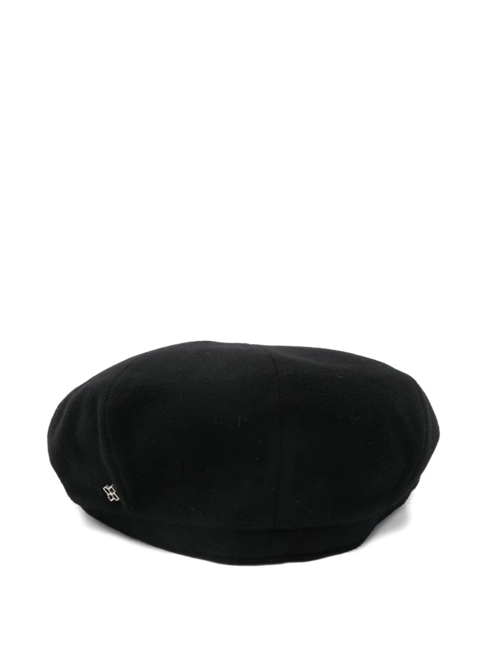 Tagliatore panelled beret - Zwart