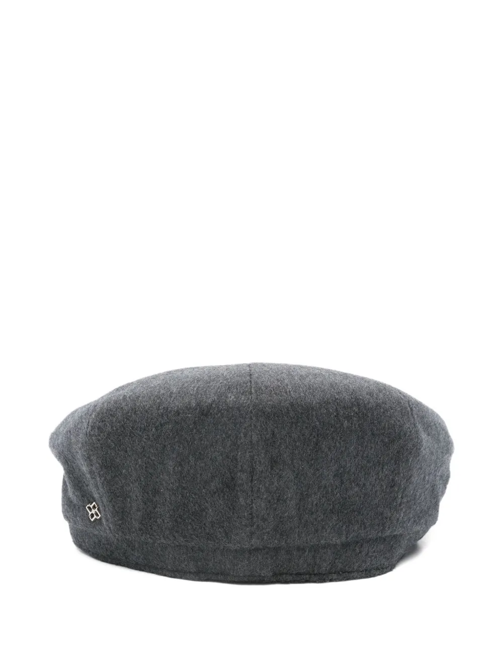 Tagliatore logo-charm wool beret - Grijs