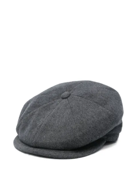 Tagliatore logo-charm wool beret