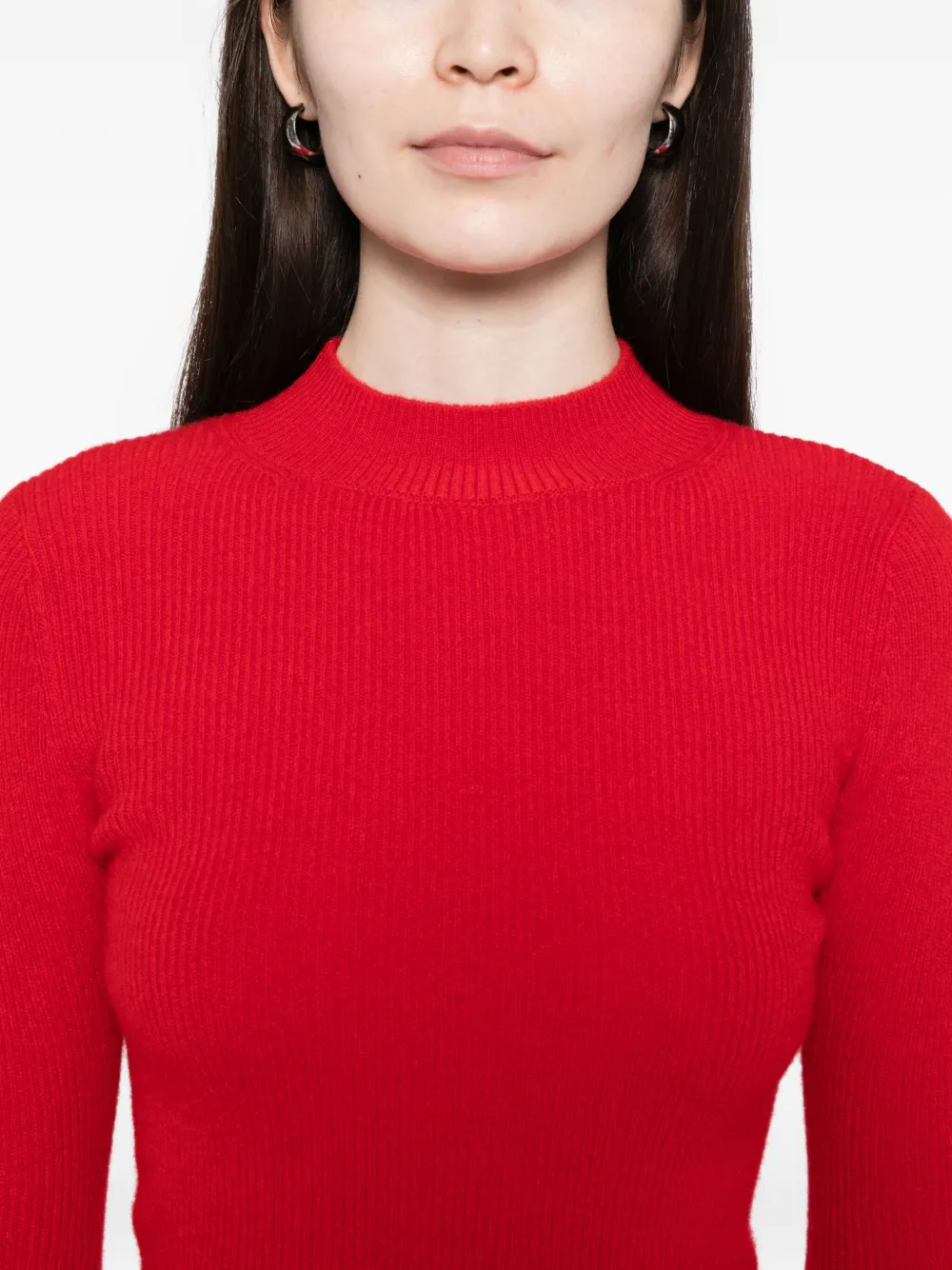 Alainpaul Knitted Top In Red