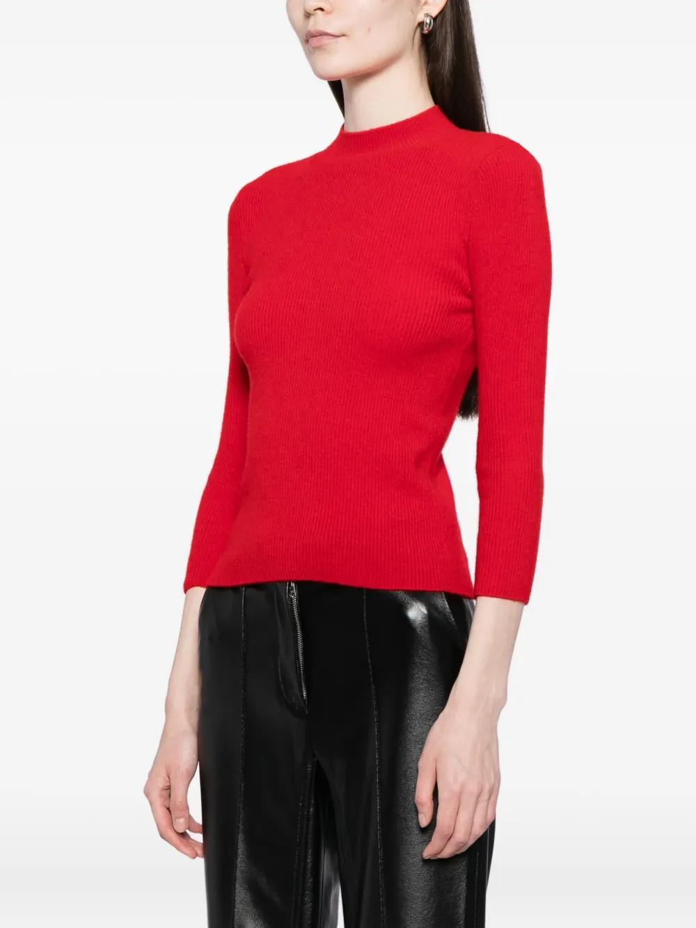 Alainpaul Knitted Top In Red
